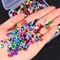 20,000 Pcs Bulk Loose Sequins Round Cup Sequins Iridescent Spangles Flat Beads with Storage Box for Crafts, Sewing, Slime, Wedding, Christmas DIY Arts Crafts, 80 Grams, 6 mm